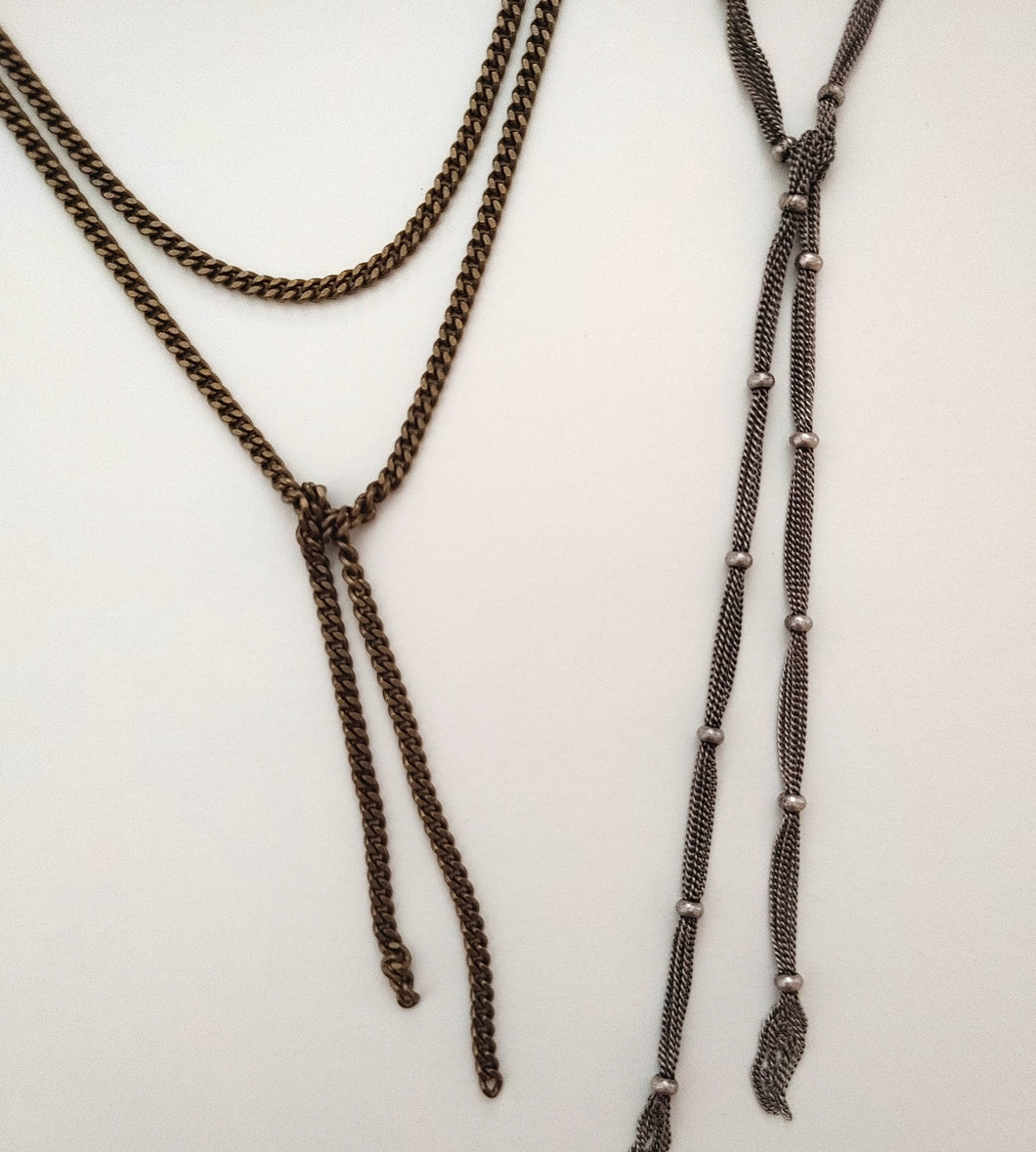 Chain Wrap Lariat