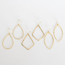 Load image into Gallery viewer, Handcrafted Jewelry-Brass Hoop Earrings
