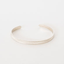 Load image into Gallery viewer, Handcrafted Jewelry-Sterling Silver Bracelet with Scroll Texture
