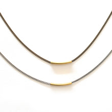 Load image into Gallery viewer, Brass Tube Necklace
